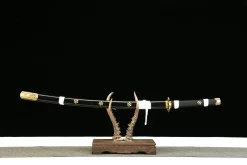 Black Heaven Feather - Handsmitt Katana av 1045 kolstål