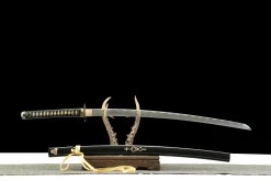 Alternative view of Kill Bill (-碳钢版) - Handsmitt Katana av 1045 kolstål