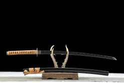Alternative view of Night Wraith - Handsmitt Katana av 1045 kolstål