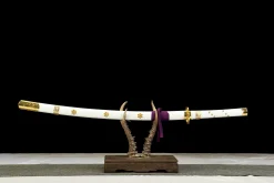 White Celestial - Handsmitt Katana av 1045 kolstål