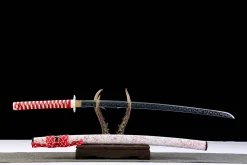 Alternative view of Crimson Tide - Handsmitt Katana av 1065 kolstål