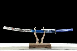 Frost Shadow - Handsmitt Katana av 1065 kolstål