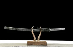 Gilded Inferno - Handsmitt Katana av 1065 kolstål