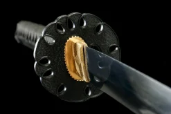 Alternative view of Obsidian Dragon - Handsmitt Katana av 1065 kolstål