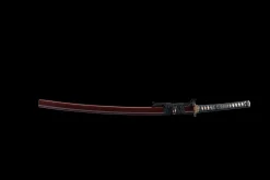 Röd Nattvandrare - Handsmitt Katana av 1065 kolstål