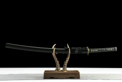 Alternative view of Steel Ash - Handsmitt Katana av 1065 kolstål