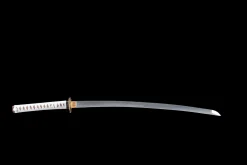 Alternative view of Vit Huggtand - Handsmitt Katana av 1065 kolstål