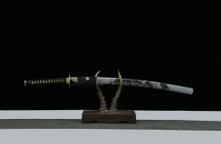 Frost Moon Blade - Handsmitt Katana av 65Mn Spring Steel