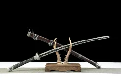 Alternative view of Immortal Slash (开门) - Handsmitt Katana av 65Mn Spring Steel