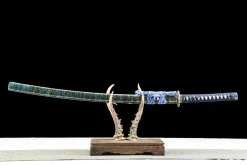 Flowing Light - Handsmitt Katana av Carbon Steel