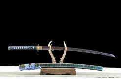 Alternative view of Flowing Light - Handsmitt Katana av Carbon Steel