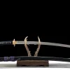 Azure Radiance - Handsmitt Katana av Damaskusstål