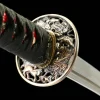 Imperial Flame - Handsmitt Katana av Damaskusstål