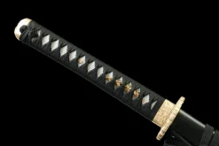Alternative view of Ink Dragon - Handsmitt Katana av Damaskusstål