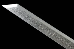 Alternative view of Damascus Iron - Handsmitt Chinese Dao av Premium Damaskusstål