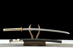 Alternative view of Dark Passage - Handsmitt Katana av Premium Damaskusstål