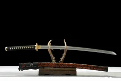 Alternative view of Ink Meteor - Handsmitt Katana av Sanmai laminerat stål