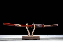 Alternative view of Blodsandel - Handsmitt Katana av T10 verktygsstål
