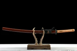 Brown Gleam - Handsmitt Katana av T10 verktygsstål