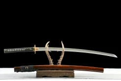 Alternative view of Crimson Bloom - Handsmitt Katana av T10 verktygsstål