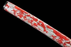 Crimson Flame Cloud Cleave - Handsmitt Katana av T10 verktygsstål