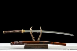 Alternative view of Flame Blade - Handsmitt Katana av T10 verktygsstål