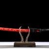 Flame Gold - Handsmitt Katana av T10 verktygsstål