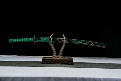 Alternative view of Jade Shadow - Handsmitt Katana av T10 verktygsstål