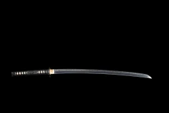 Alternative view of Karmosinrött Körsbär - Handsmitt Katana av T10 verktygsstål