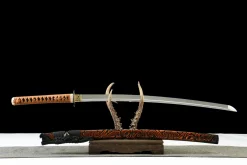 Alternative view of Shadow Carve - Handsmitt Katana av T10 verktygsstål