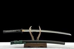 Alternative view of Silent Thunder - Handsmitt Katana av T10 verktygsstål