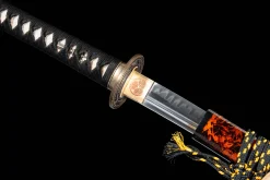 Vandrare i Rött Damm - Handsmitt Katana av T10 verktygsstål