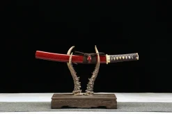 Heavenly Fire - Handsmitt Tanto av 1065 kolstål